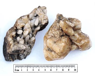 Quartz crystals,Van mine. (CWO) Bill Bagley Rocks and Minerals